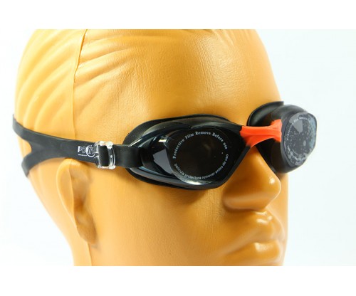 Povit Yetişkin Yüzücü Gözlüğü Siyah-Kırmızı